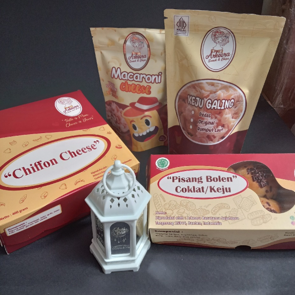 Keju galing, macaroni cheese,chiffon dan bolen