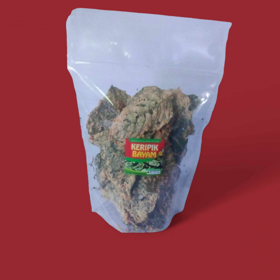 Keripik daun bayam tiga putri