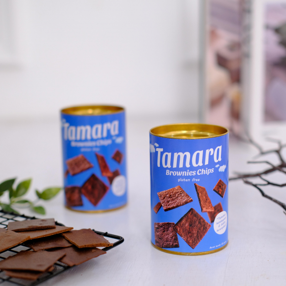 Topping Kurma dan Tamara Brownies Chip Gluten Free and Less Sugar