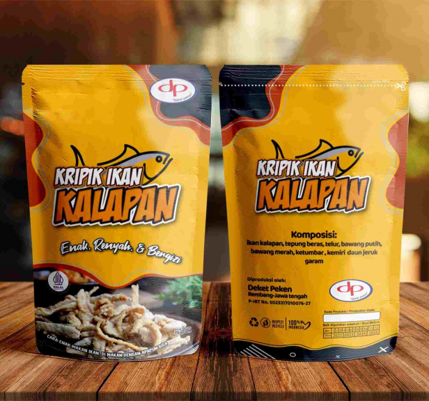 Kripik ikan Bilis