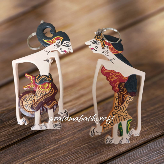 Gantungan kunci Wayang Kayu