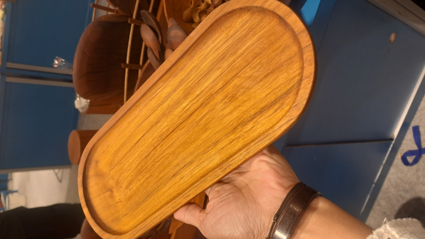 Nampan kecil Kayu Jati 