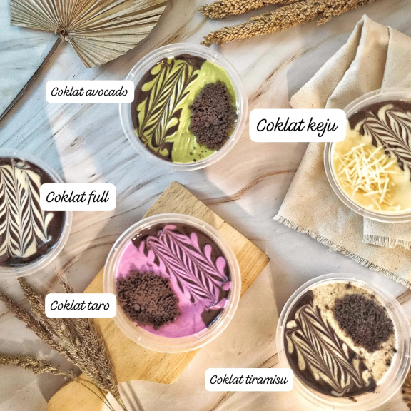 Brownies lumer dan keripik pisang coklat lumer