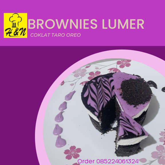 Brownies lumer dan keripik pisang coklat lumer