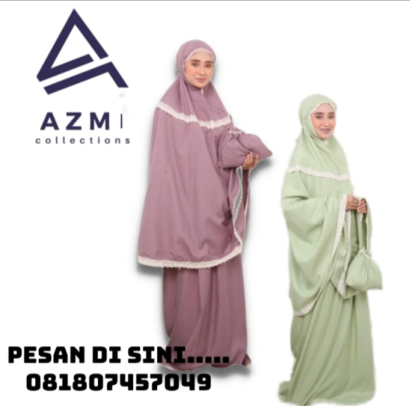 Mukena bordir dan renda