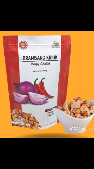 Brambang kriuk dan Keripik Ubi Niki Niu