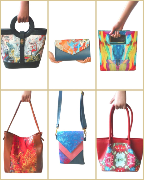 Hijab, scarf, tas dan sepatu