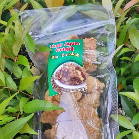 Kulit ayam crispy Ria Barokah 