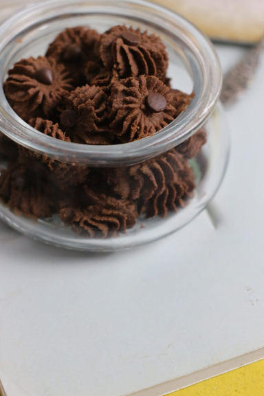 Dark choco gluten free cookies