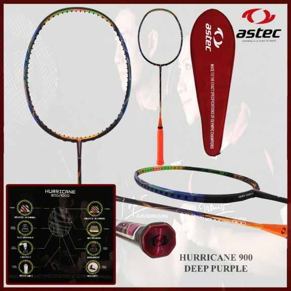 raket badminton ORIGINAL astec hurricane 900