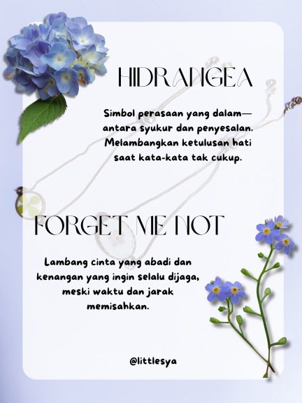 Gelang Floral Resin bunga asli