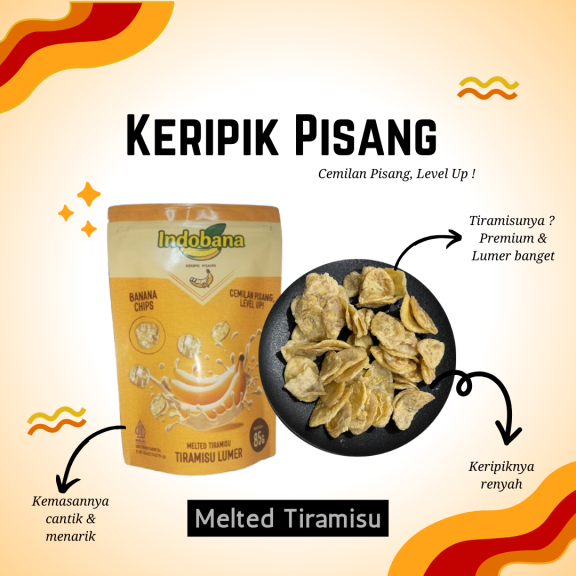 Keripik Pisang Coklat Lumer