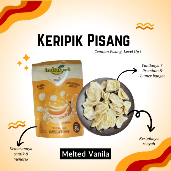 Keripik Pisang Coklat Lumer
