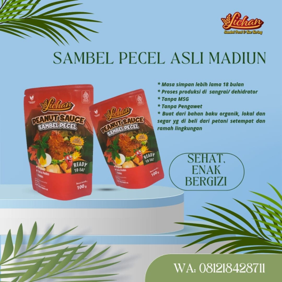 Sambel Pecel Asli madiun Inovasi