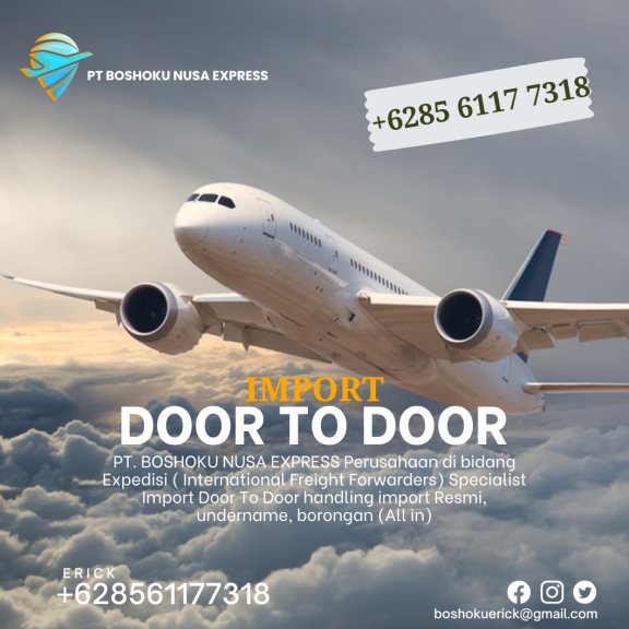 JASA IMPORT DOOR TO DOOR BORONGAN ALL  IN 