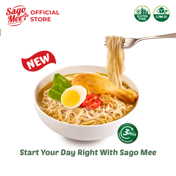 Sago Mee Gluten Free Rasa Kari Ayam Pedas 70g