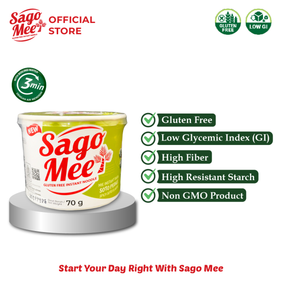 Sago Mee Gluten Free Rasa Soto Pedas 70g