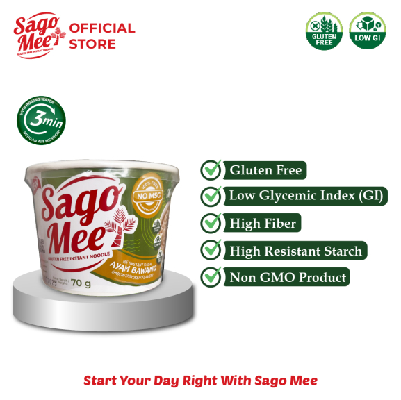 Sago Mee No MSG Gluten Free Rasa Ayam Bawang 70g