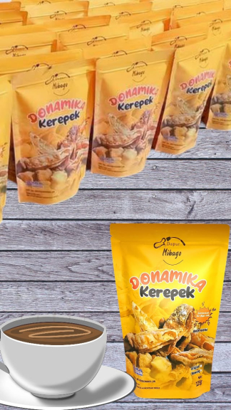 soes kering dan keripik mikago