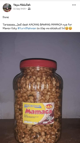 Mamaca bawang goreng 