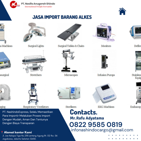 Jasa Import Alat Kesehatan Dari Jerman Ke Indonesia