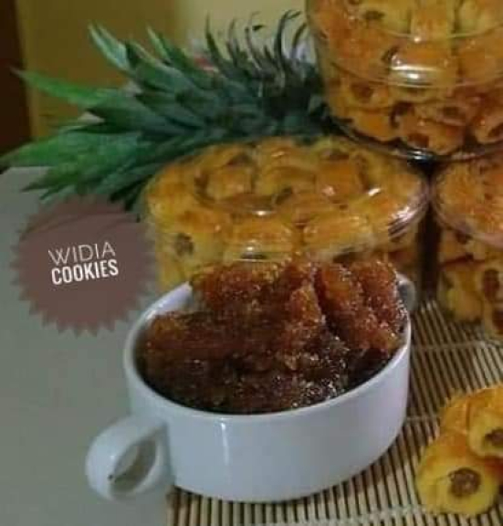 Nastar Gulung dan Nastar Pandan