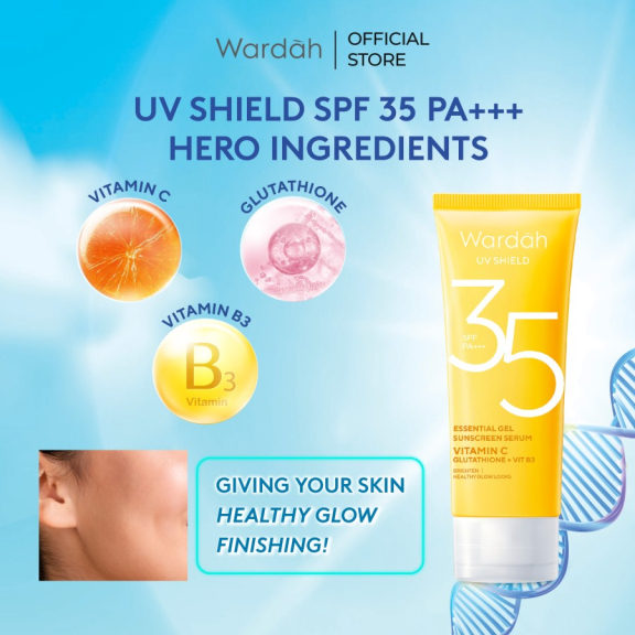 Wardah UV Shield Essential Gel Sunscreen 