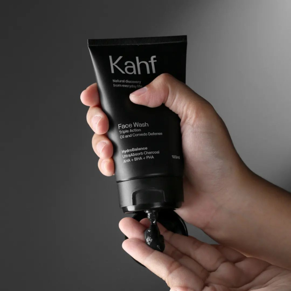 Sabun Wajah Pria Kahf Face Wash Triple Acton Oil and Comedo Defense