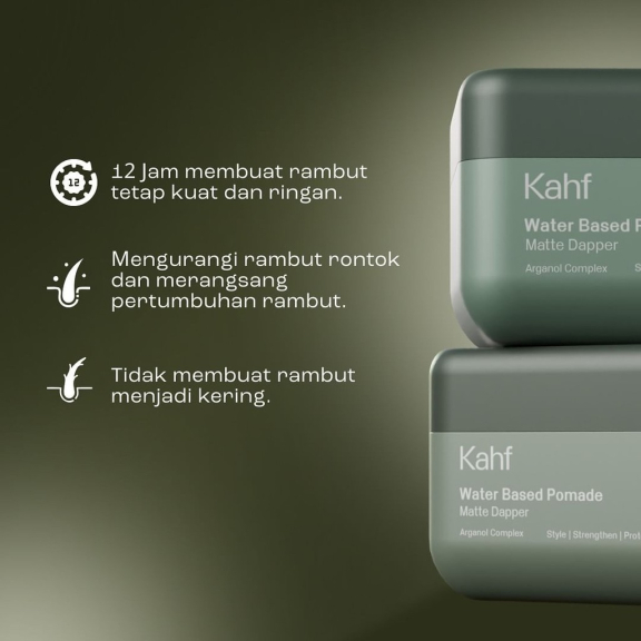 KRIM RAMBUT PRIA POMADE KAHF MATTE DAPPER 70 g
