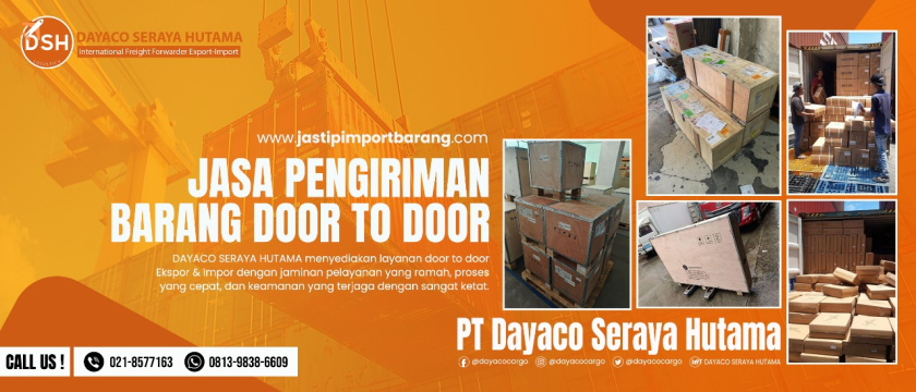 jasa import door to door