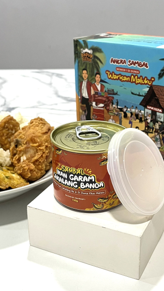 Sambal Ikan garam cakalang banda, roa, tuna cili, cumi cili