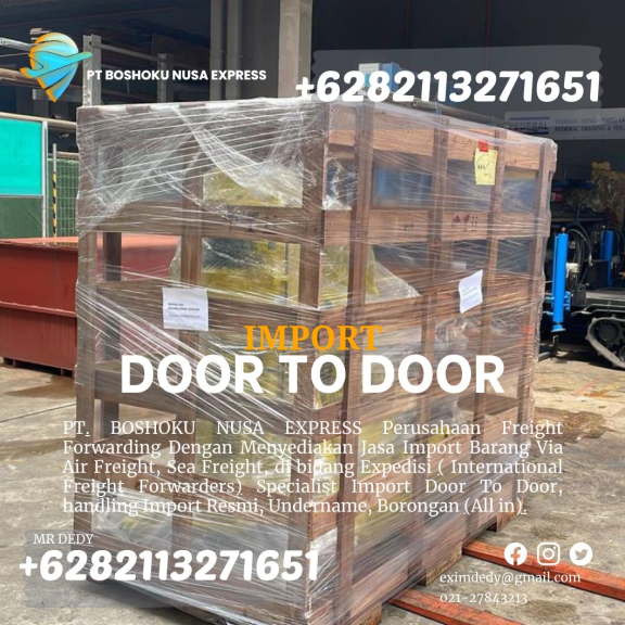JASA IMPORT DOOR TO DOOR BRAZIL TO JAKARTA