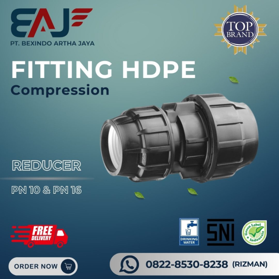 Fitting Compression Hdpe