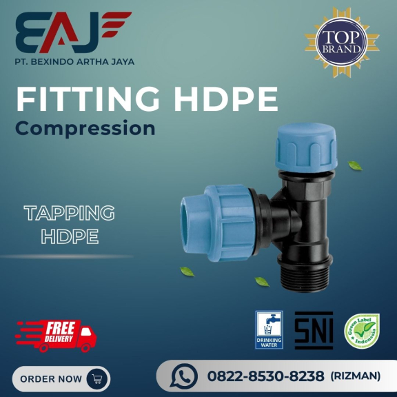 Fitting Compression Hdpe