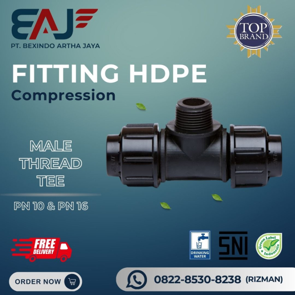 Fitting Compression Hdpe