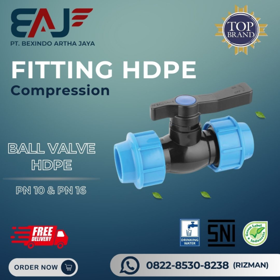 Fitting Compression Hdpe