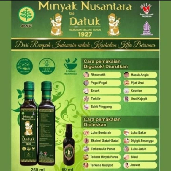 Minyak Nusantara Cap Datuk