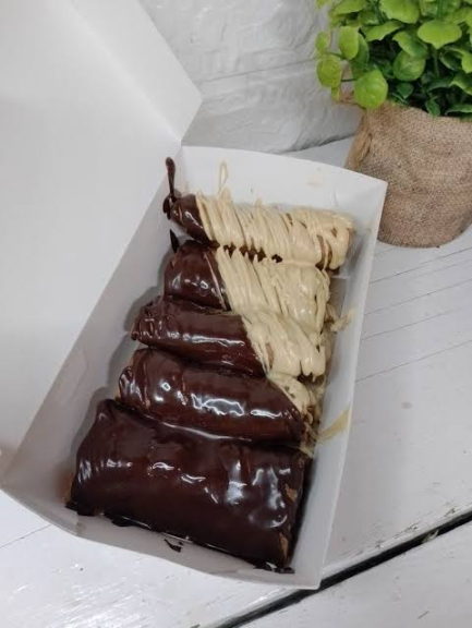 Pisang coklat pas aman
