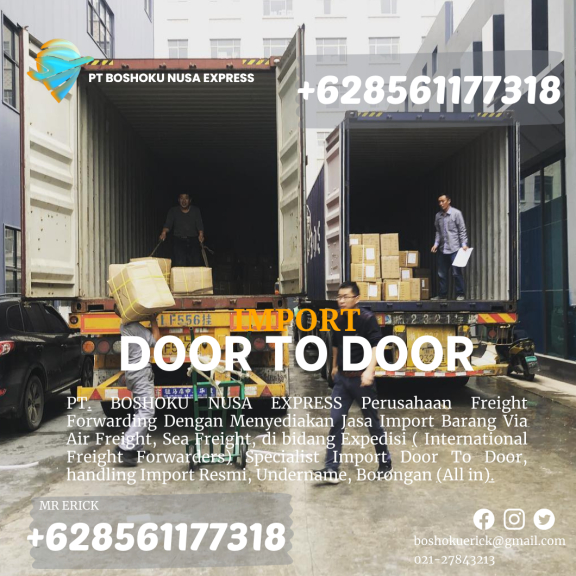 JASA IMPORT BORONGAN DOOR T DOOR 