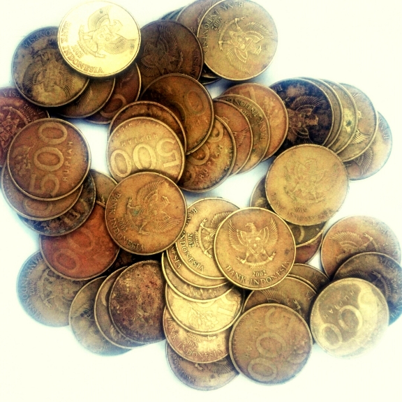 uang koin bahan mahar