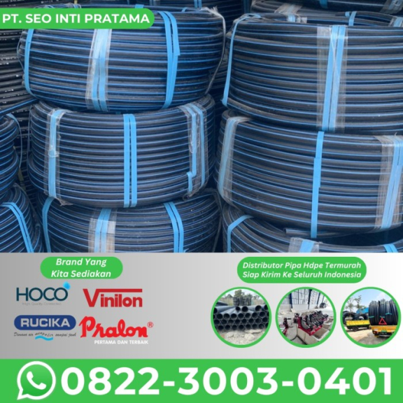 Pipa Hdpe 1 In Sdr17 Pn10 Merek Vinilon