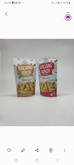 Kacang krispy.kacang bawang.sambal ikan.olahan ikan