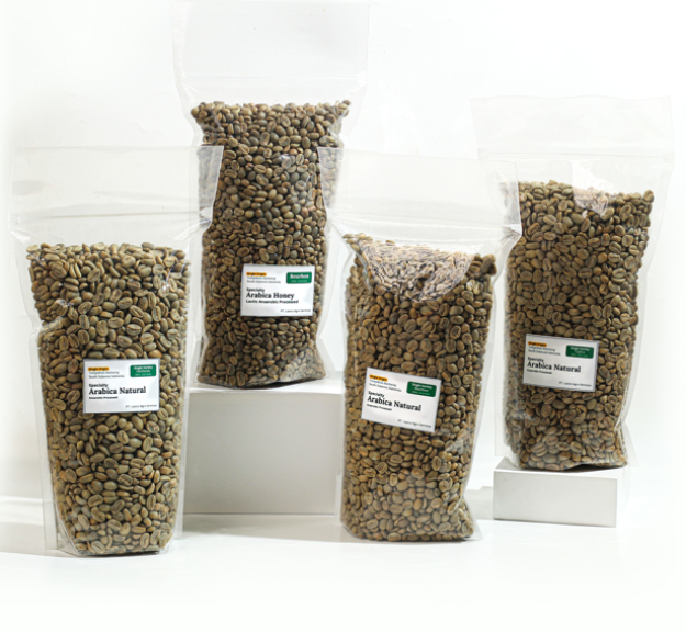 GreenBean Arabika dan Robusta Kwalitas Komersil dan Specialty