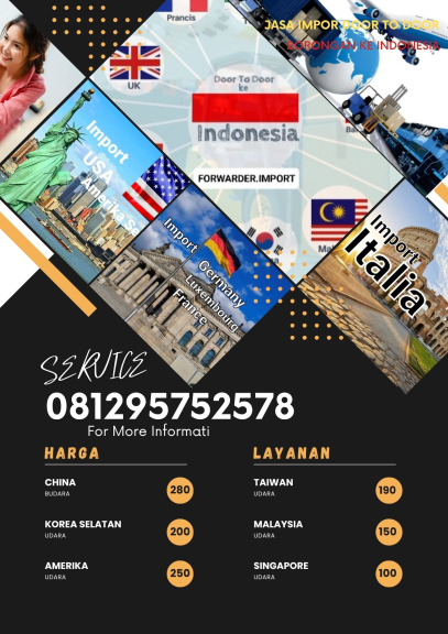 JASA IMPOR BORONGAN DOOR TO DOOR TERPERCAYA MURAN DAN AMAN