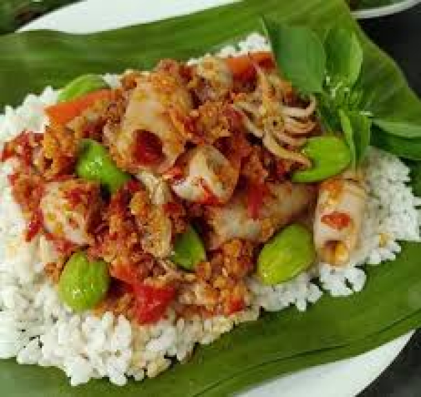 NASI BAKAR SAMBAL CUMI