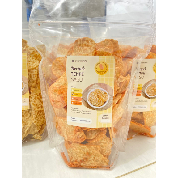 Keripik Tempe Bumbu BBQ Korea