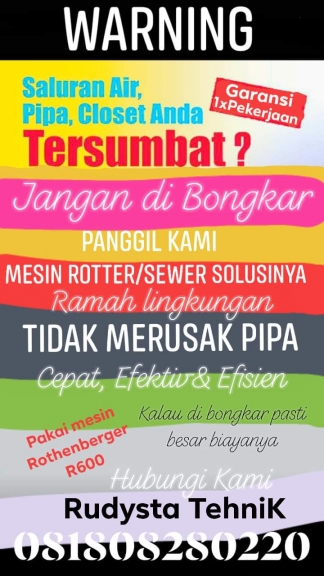 Jasa Service saluran mampet banten