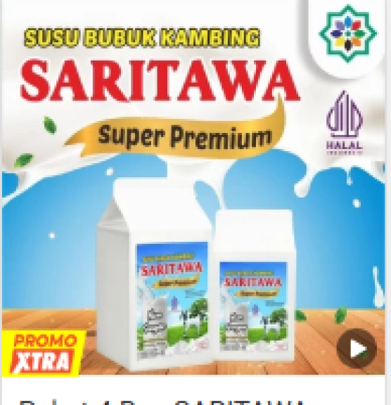 susu bubuk kambing saritawa