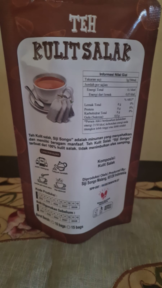 kopi biji salak dan teh kulit salak