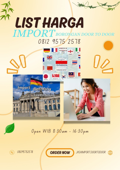 JASA IMPOR DENMARK DOOR TO DOOR BORONGAN